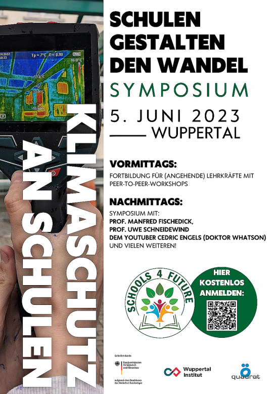 Einladung zum Abschluss-Symposium des Projektes Schools4Future an der EFG