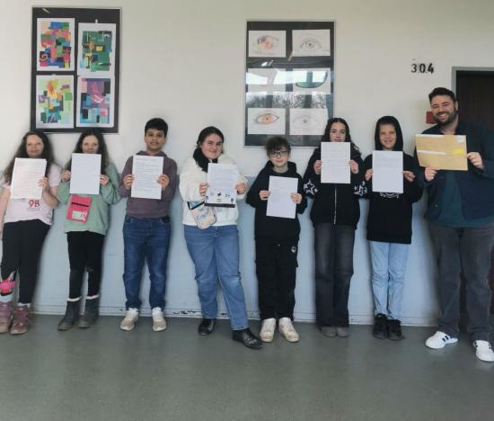 Gemeinsam inklusiv: Klasse 6.4 startet Brieffreundschaft mit Bremer Blindenschule