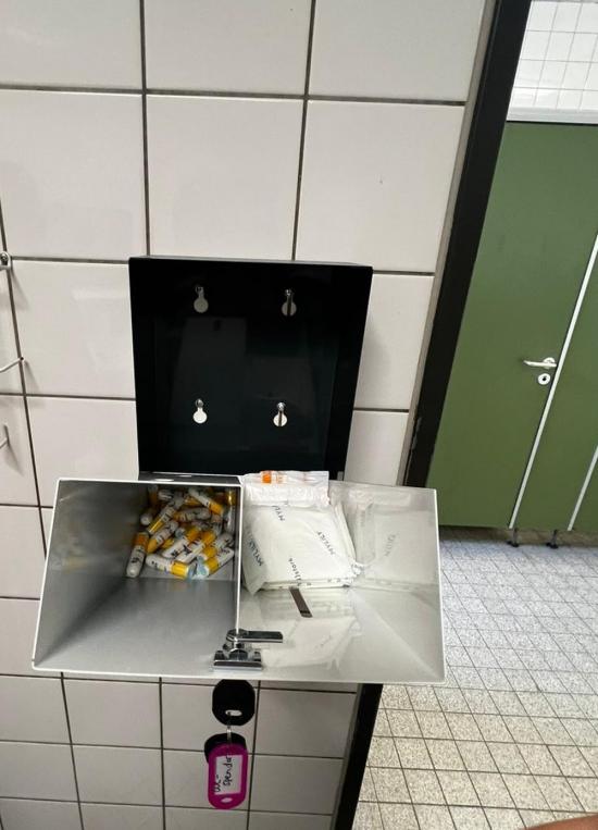 SV-Projekt: Hygiene-Spender und -Artikel für die Schultoiletten