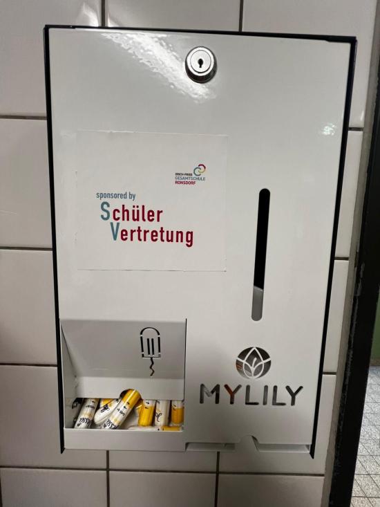 SV-Projekt: Hygiene-Spender und -Artikel für die Schultoiletten