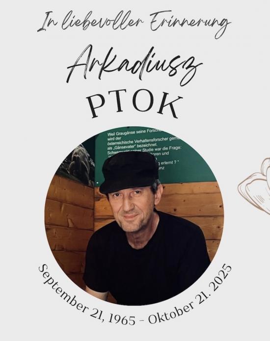Arkadius Ptok - Todesanzeige
