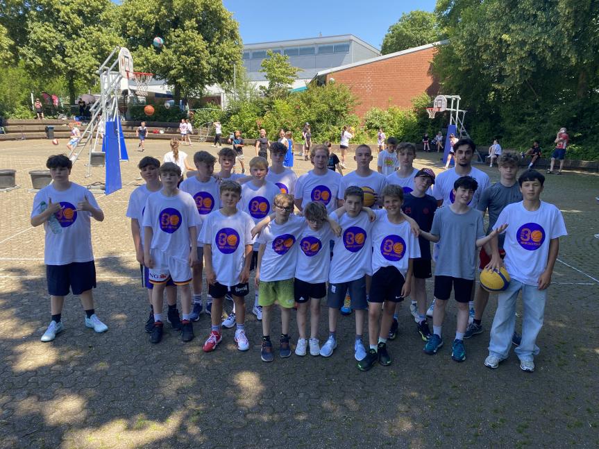 In Action: 5 EFG-Teams beim Wuppertaler 3x3 Basketball
