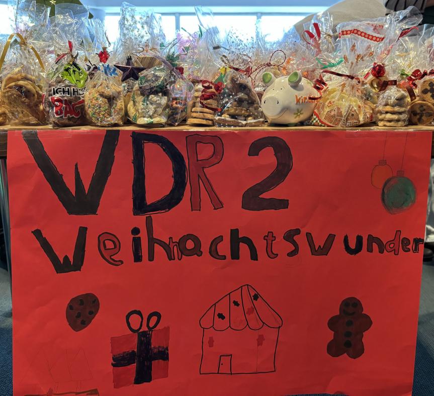 EFG ist wieder dabei und spendet 1900 € für das WDR2-Weihnachtswunder 2024 