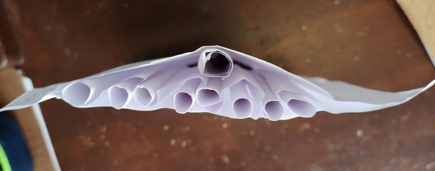 Rekord geknackt im Technikunterricht: Papier, das trägt mit der Brücke, die alles übertraf!