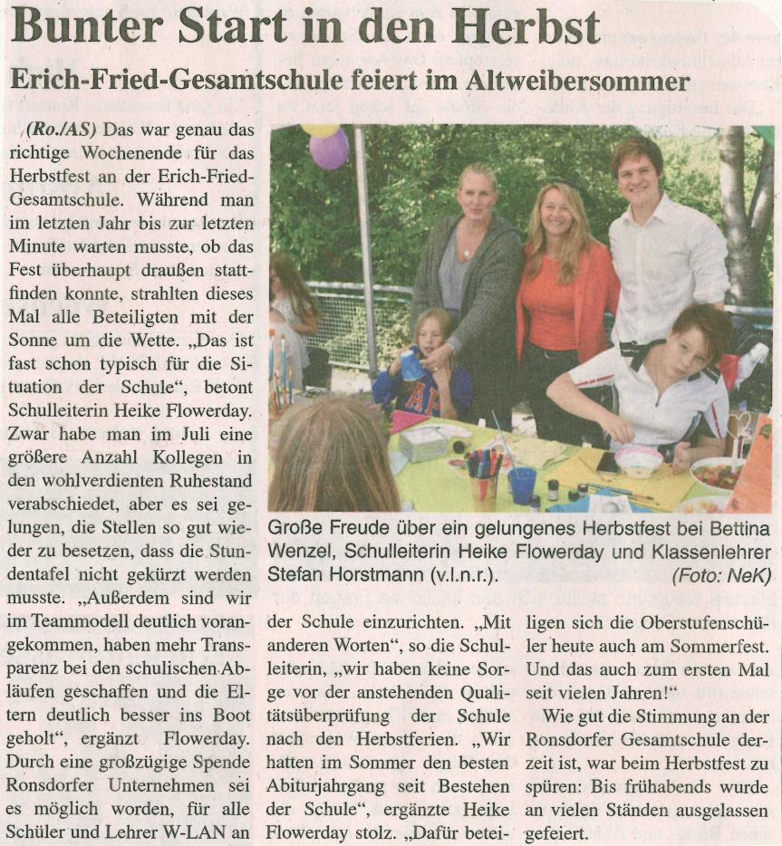 Gelungenes Herbstfest