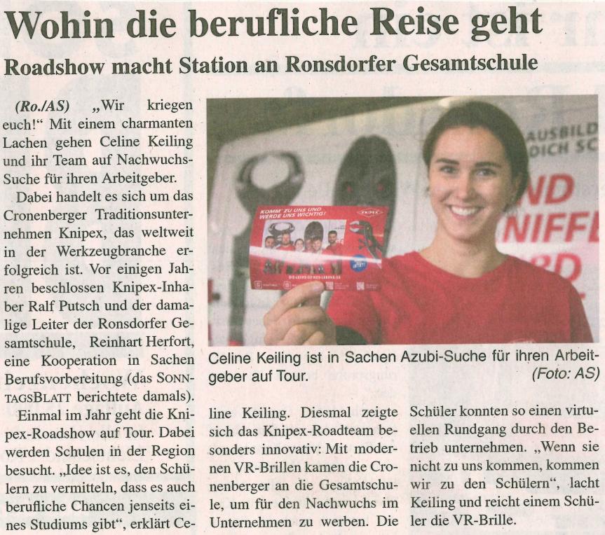 Roadshow zur Berufsorientierung