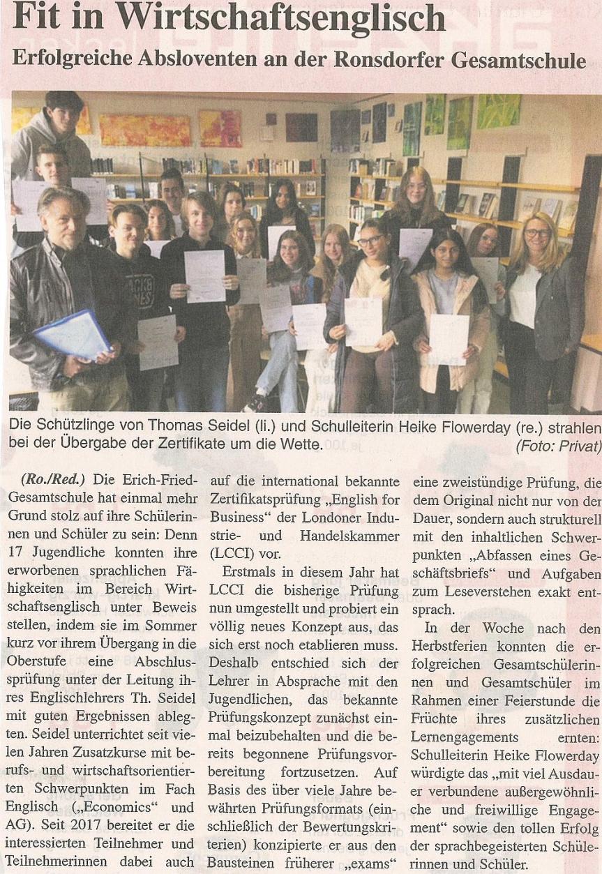 Fit in Wirtschaftsenglisch