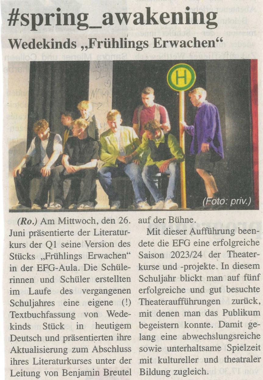 Projektkurs Literatur Q1/2024