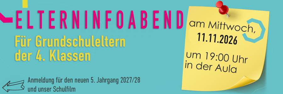 Elterninfoabend 2026 Neue 5. Klassen