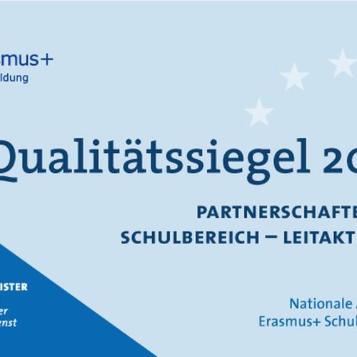 Qualitätssiegel Erasmus +