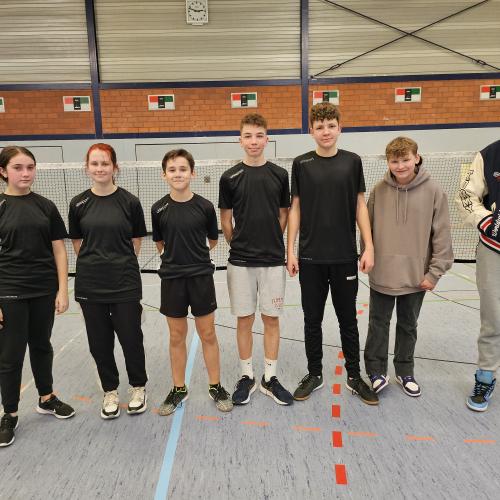 EFG-Badmintonmannschaft erkämpft sich den 3. Platz bei Bezirksmeisterschaft der Wettkampfklasse 3