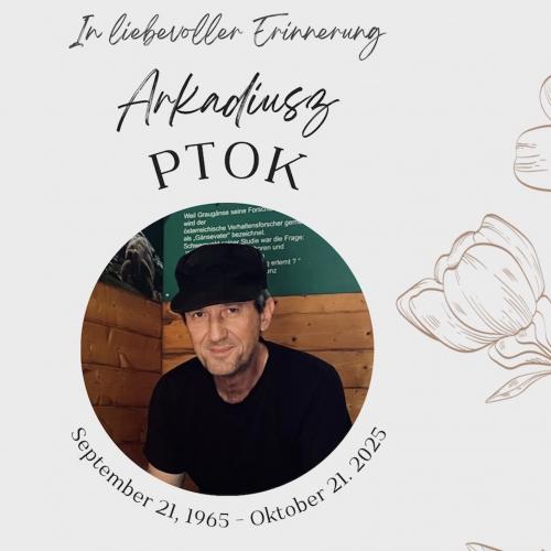 Todesanzeige Arkadiusz Ptok